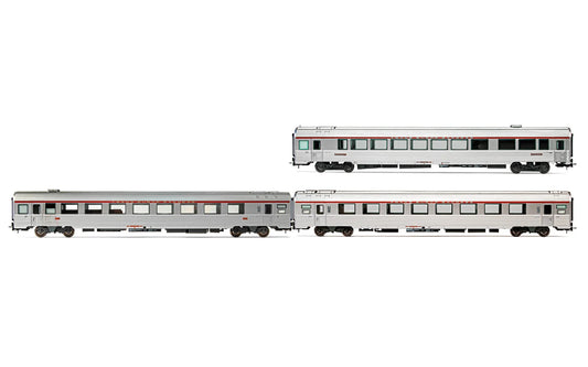Jouef SNCF EC Etoile du Nord Coach Set (3) V HO Gauge HJ4197