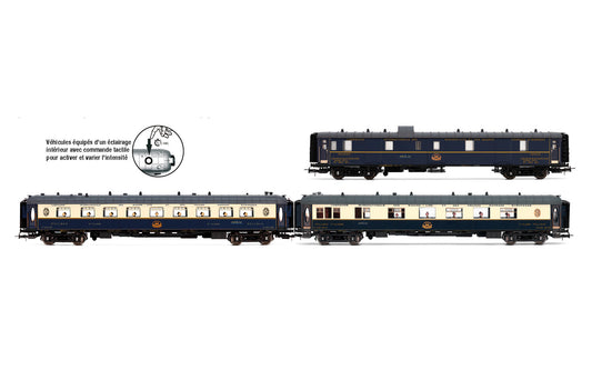 Jouef CIWL Etoile du Nord Coach Set (3) II HO Gauge HJ4199