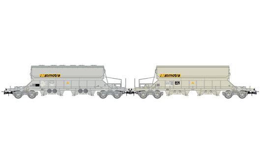 Jouef VTG Taoos Simotra Hopper Wagon Set (2) V HO Gauge HJ6229