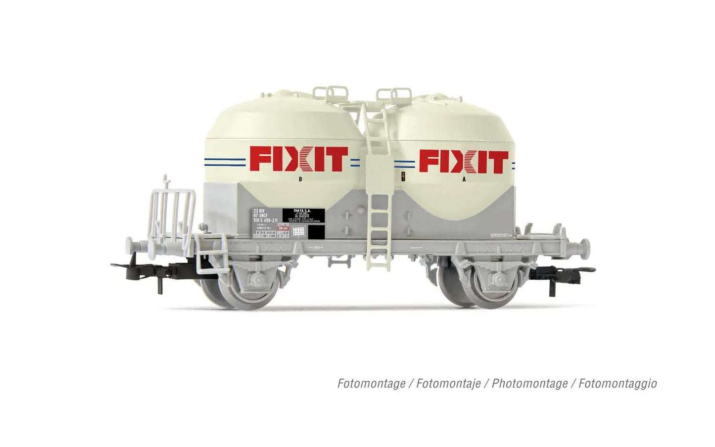 Jouef SNCF Ucs 2 Axle Silo Wagon Fixit V HJ6239 HO Gauge