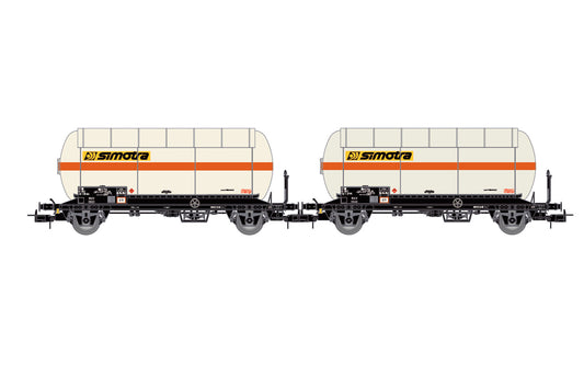 Jouef SNCF 2 Axle Gas Tank Wagon Set Simotra (2) IV HJ6265 HO Gauge