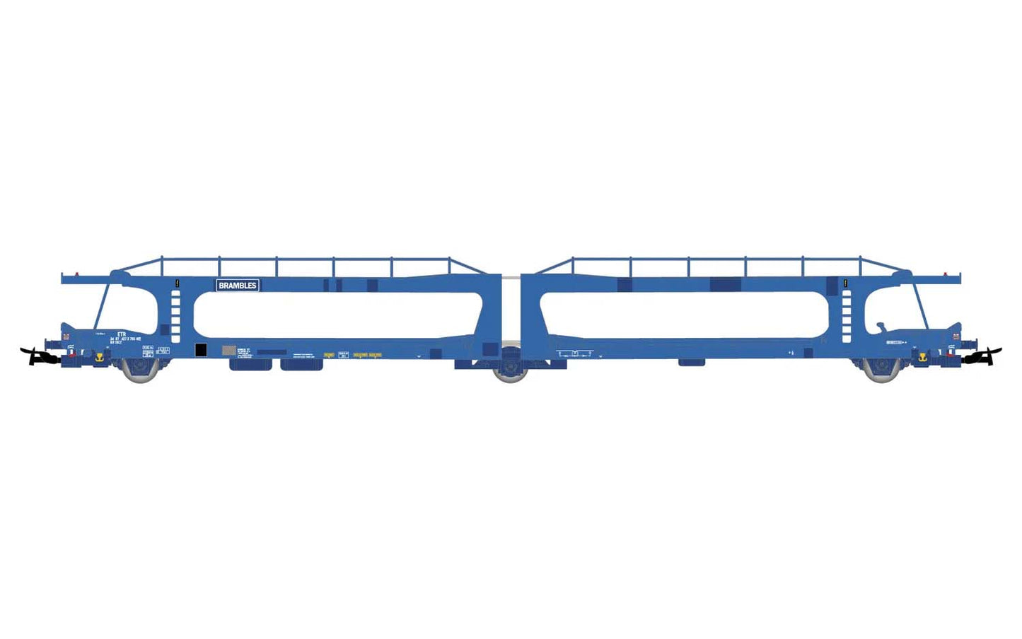 Jouef Brambles Laeks 3 Axle Car Transporter Grey IV HJ6267 HO Gauge