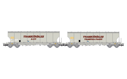 Jouef SNCF Tranfesa/SATI Grain Hopper Wagon Set (2) IV HO Gauge HJ6280