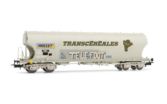 Jouef F-MISA Millet Grain Hopper Wagon w/Graffiti VI HO Gauge HJ6282