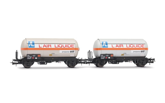 Jouef SNCF Air Liquide Gas Tank Wagon Set (2) IV HO Gauge HJ6287