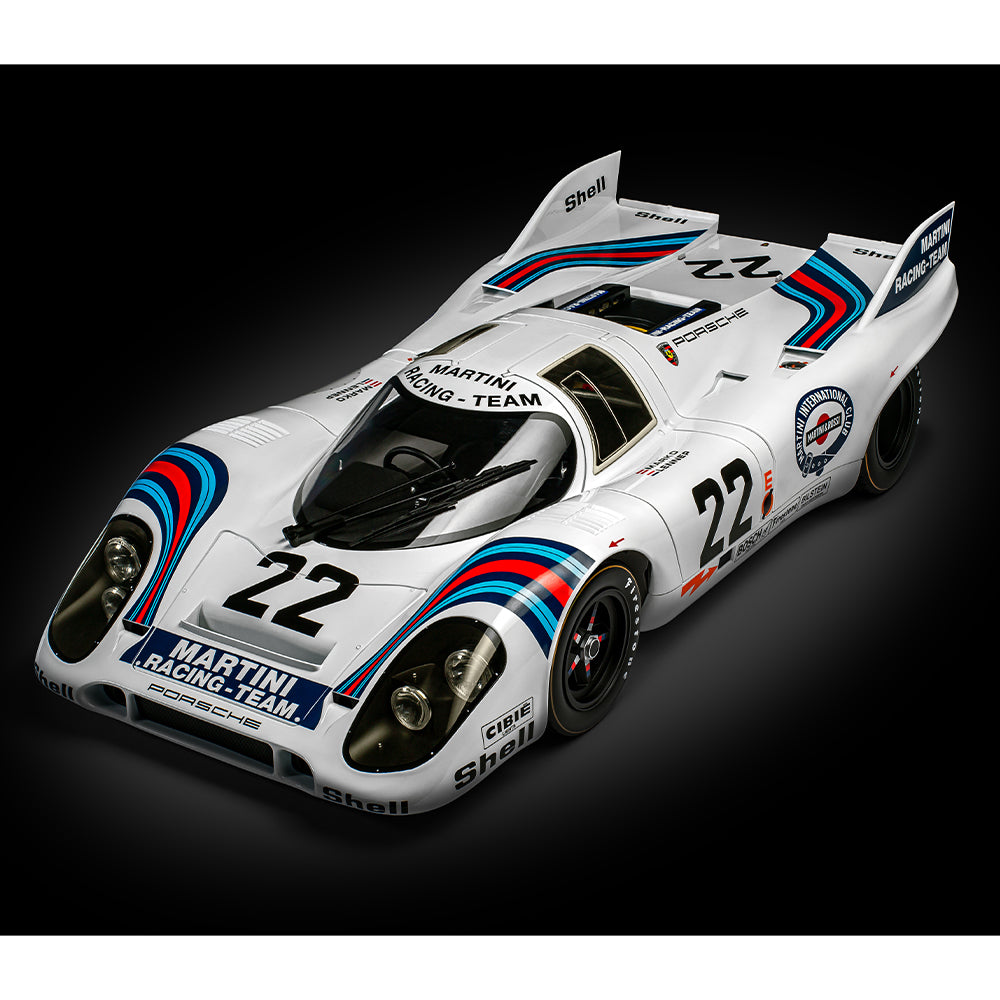 Pocher HK122 Porsche 917KH Martini Ed. 1:8 Metal Model Kit w/Pocher Display Case