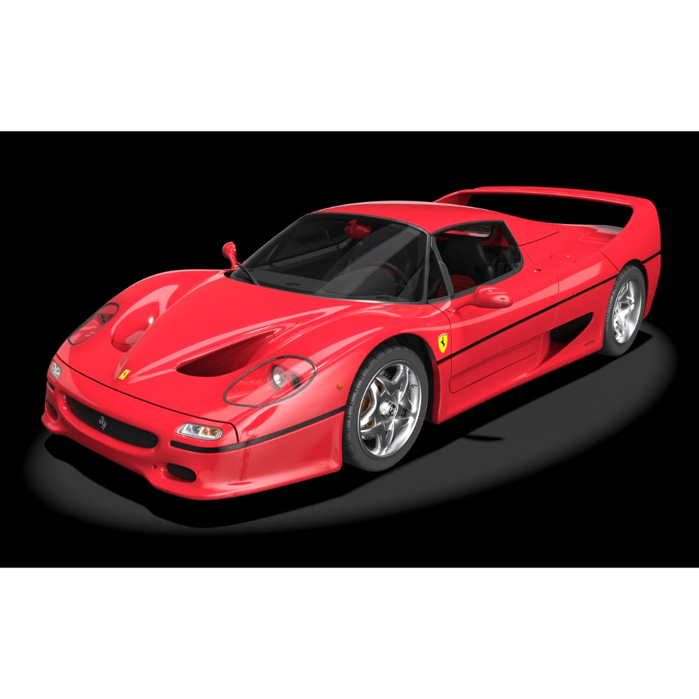 Ferrari F50 Rosso Corsa Red 1:8 Metal Diecast Model Kit - HK62