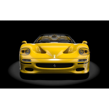 Ferrari F50 Giallo Modena Yellow 1:8 Metal Diecast Model Kit - HK63
