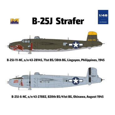 Hong Kong Models 01F009 North American B-25J Mitchell Strafer 1:48 Model Kit