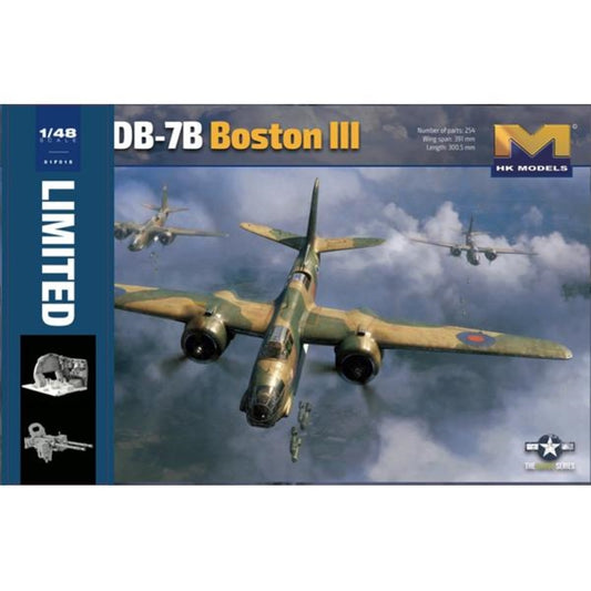 Hong Kong Models 01F015-LTD Douglas Boston III / US DB-7B - LE 3D 1:48 Model Kit