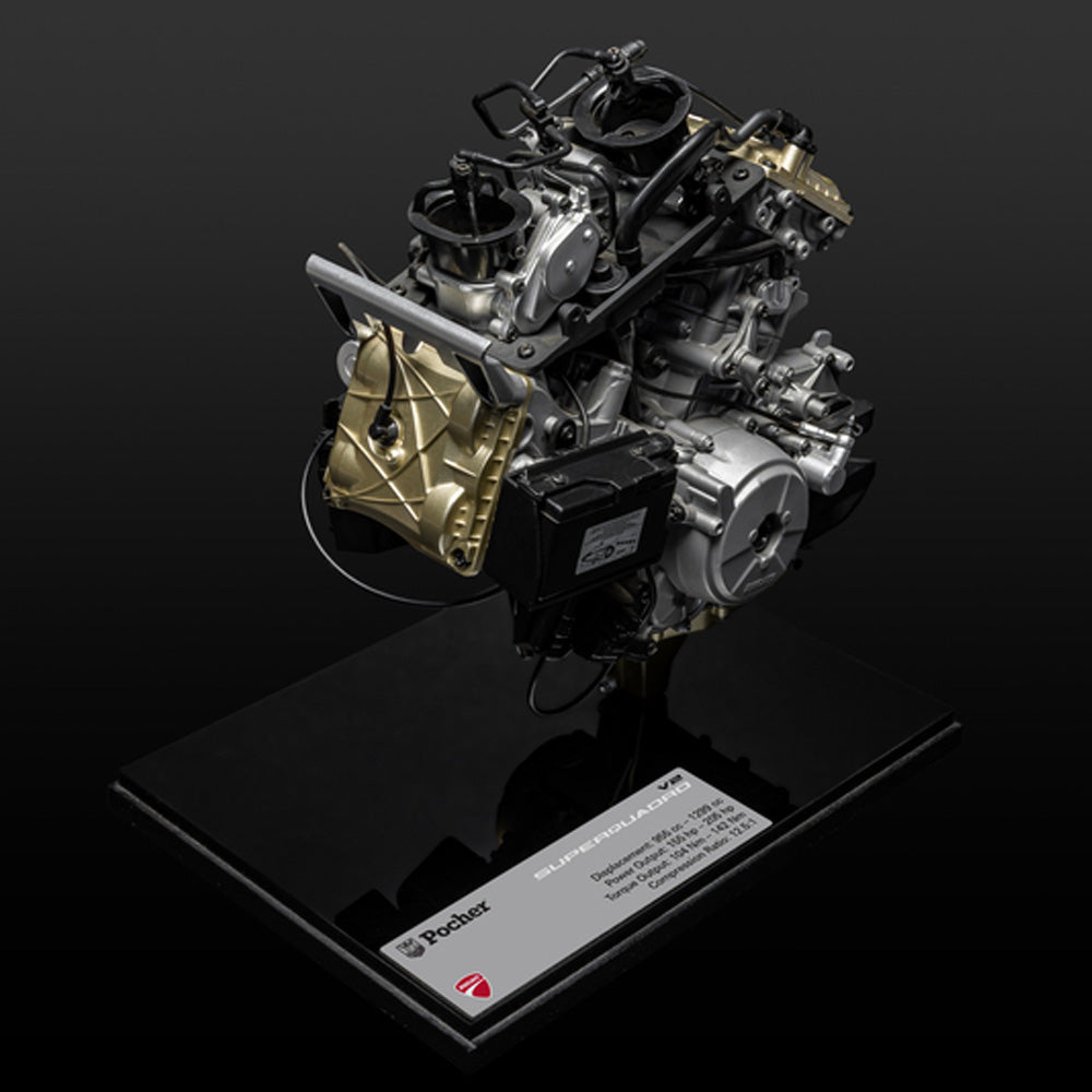 Pocher HKM124 Ducati Superquadro V2 Engine 1:4 Diecast Model Kit