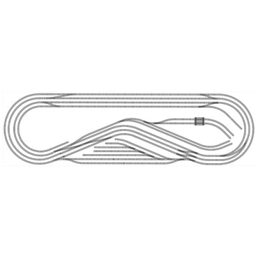 HORNBY Train Set Track HL10 Large Layout - Multi Track 53.5m Length