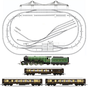HORNBY Analogue Train Set HL14 Large Jadlam Layout w/Suspension Bridge