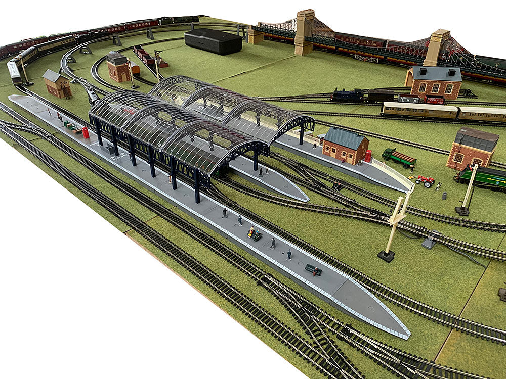 HORNBY Train Set Track HL14 Jadlam Railway Layout w/Grand Suspension Bridge