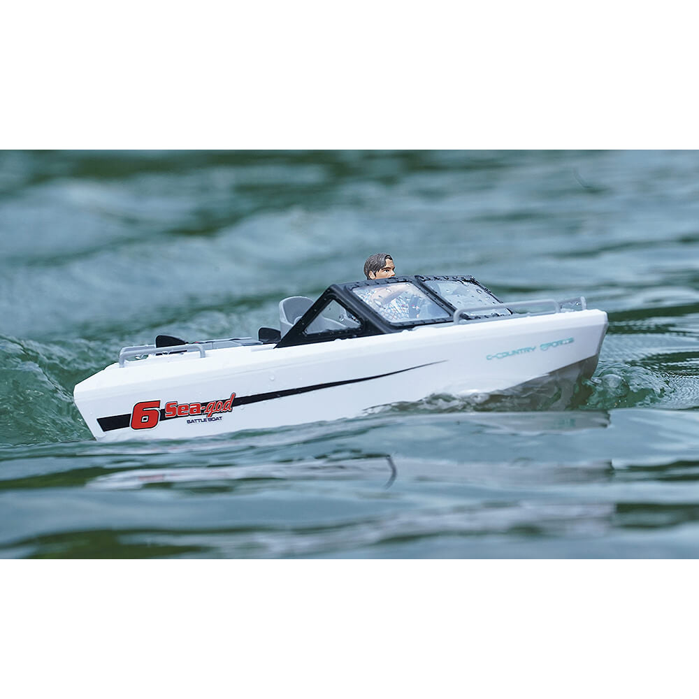 Heng Long Sea-God 6 Karting Brushless RTR RC Boat 245mm - White