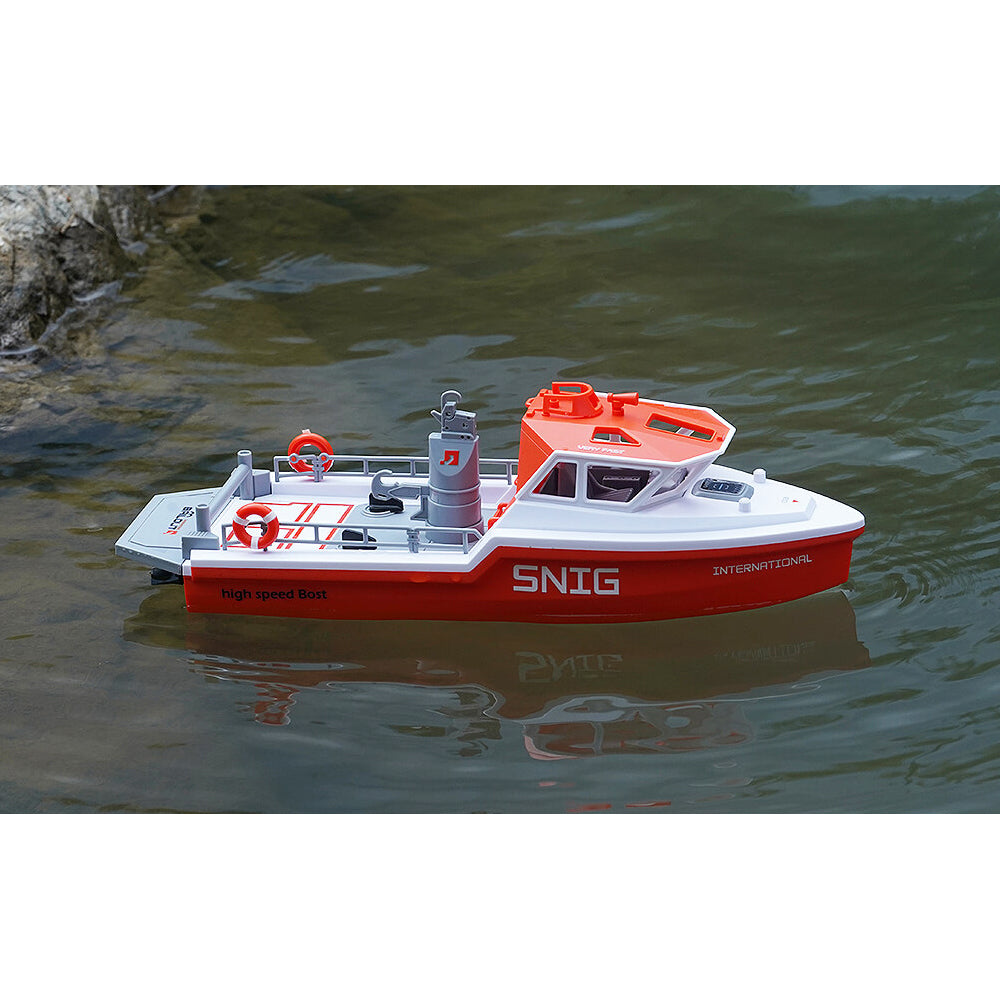 Heng Long Snig RTR RC Rescue Boat Brushless 320mm - White