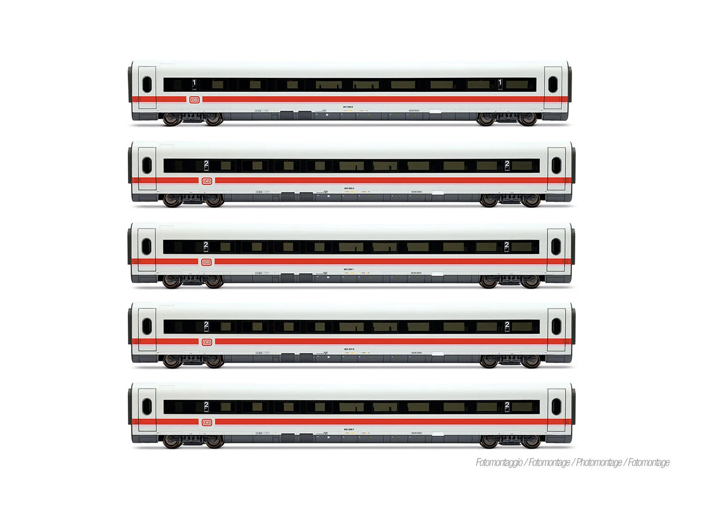 Lima HL4681 DB ICE1 Intermediate Coach Set (5) IV HO Gauge