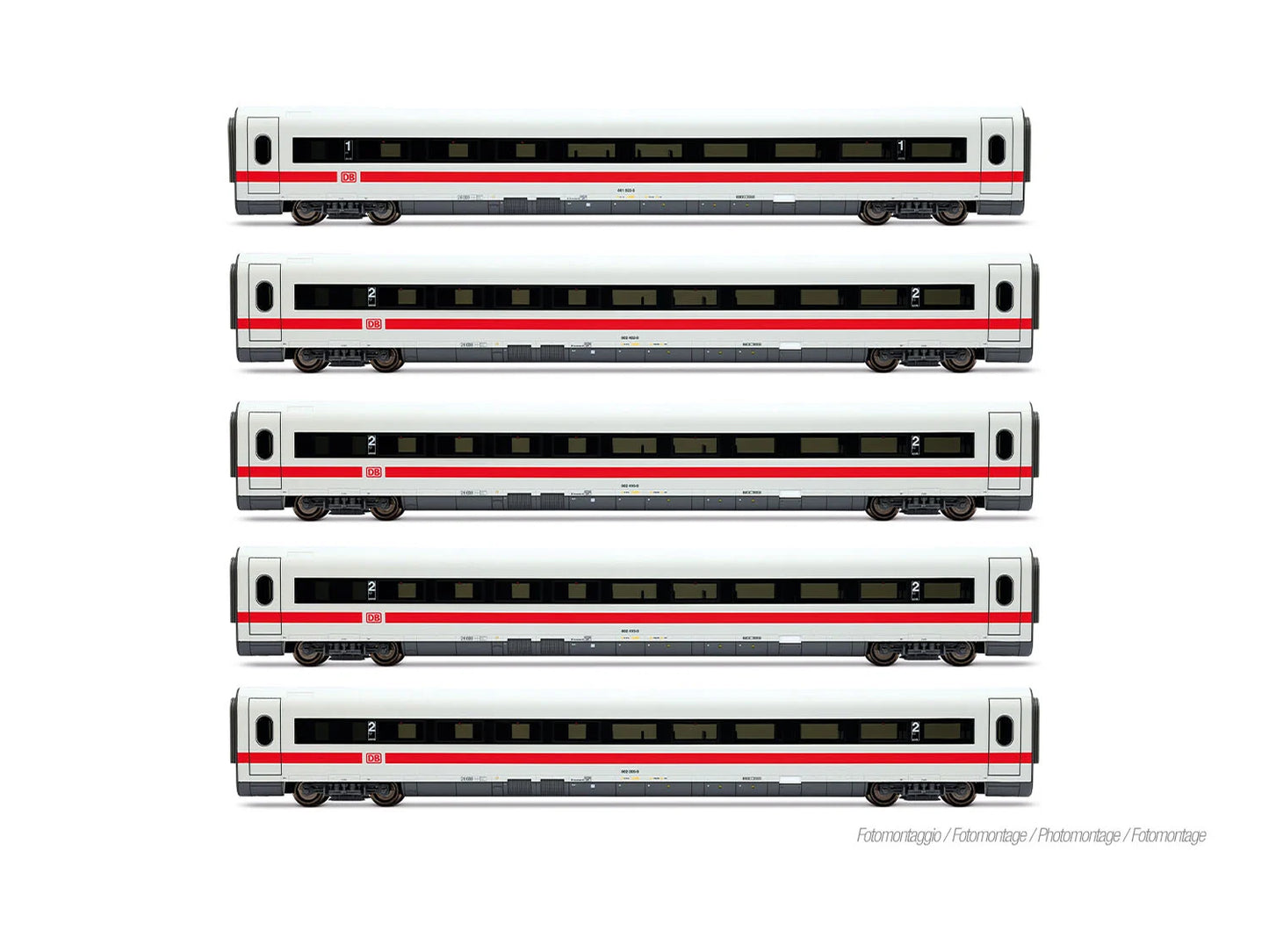 Lima HL4682 DBAG ICE1 Landshut Intermediate Coach Set (5) V HO Gauge