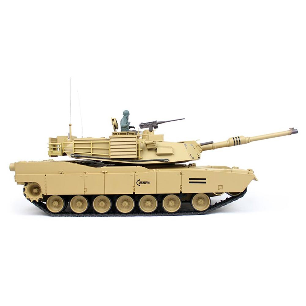 Henglong 1:16 U.S. M1A2 Abrams RC Tank w/Infrared System/Shooter/Smoke 3918-1U