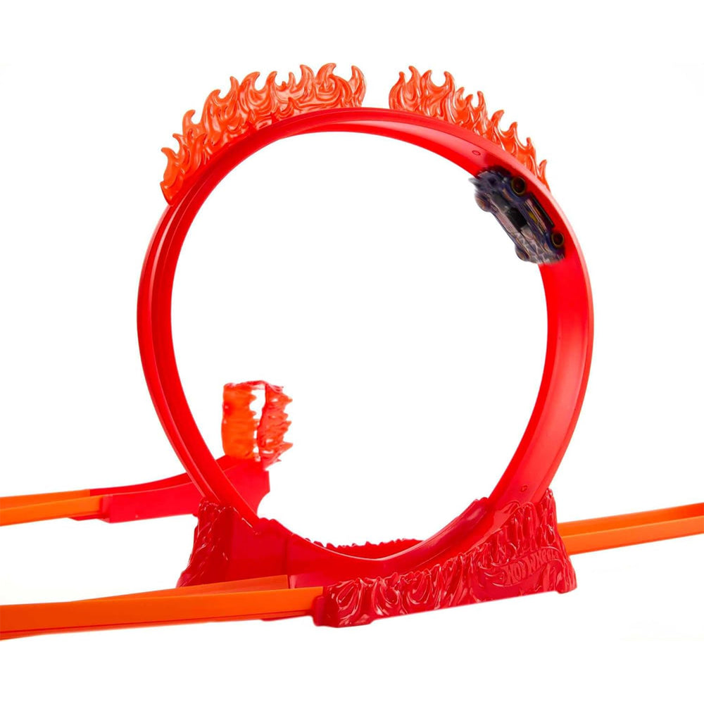 Hot Wheels HMC04 Flame Stunt Pack Track Builder Playset
