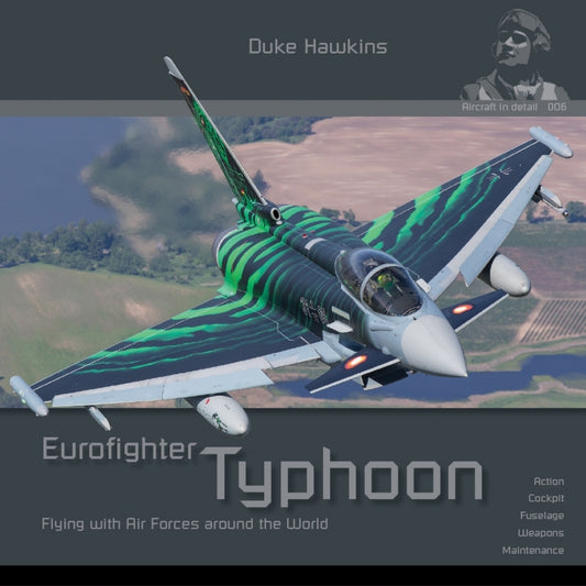 Duke Hawkins Eurofighter Typhoon Aircraft in Detail Reference Book Guide