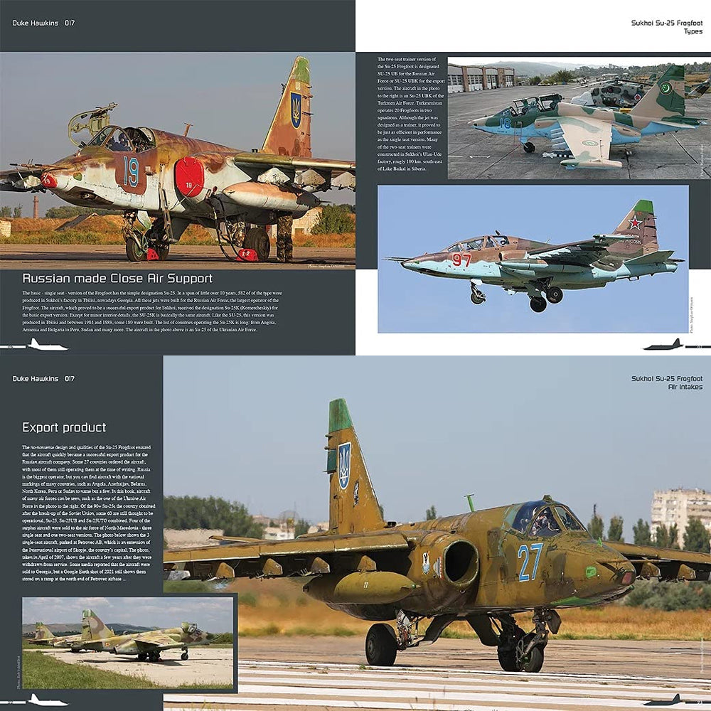 Aircraft in Details 17: Sukhoi Su-25 Frogfoot - D.Hawkins - HMH Publications