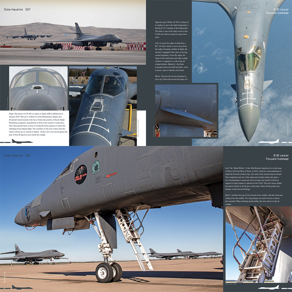 Aircraft in Details 27: Boeing B-1B Lancer USAF - D.Hawkins - HMH Publications