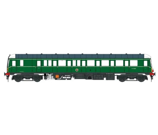 Heljan Class 122 M55005 BR Green w/Small Yellow Panels HN1261 TT Gauge