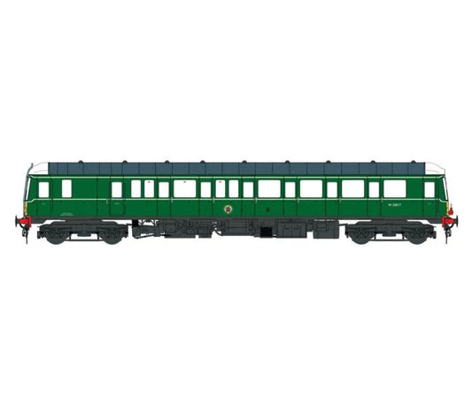 Heljan Class 122 W55003 BR Green w/Small Yellow Panels HN1262 TT Gauge