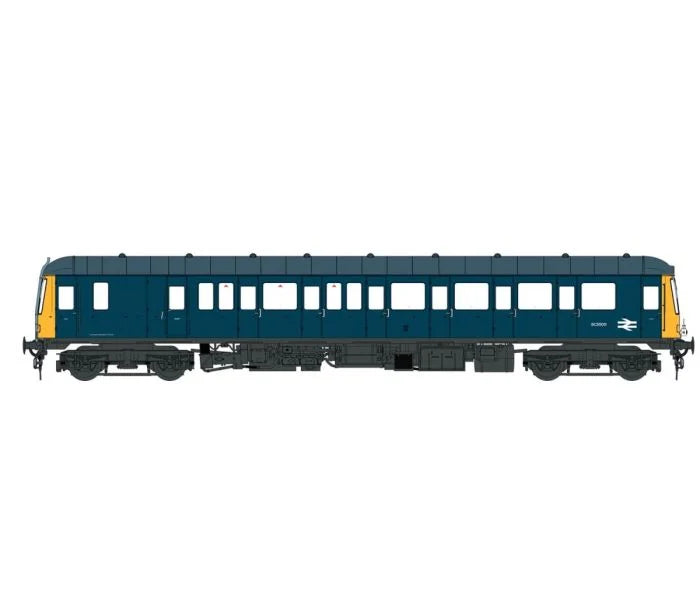Heljan Class 122 Sc55011 BR Blue w/Full Yellow Ends HN1264 TT Gauge