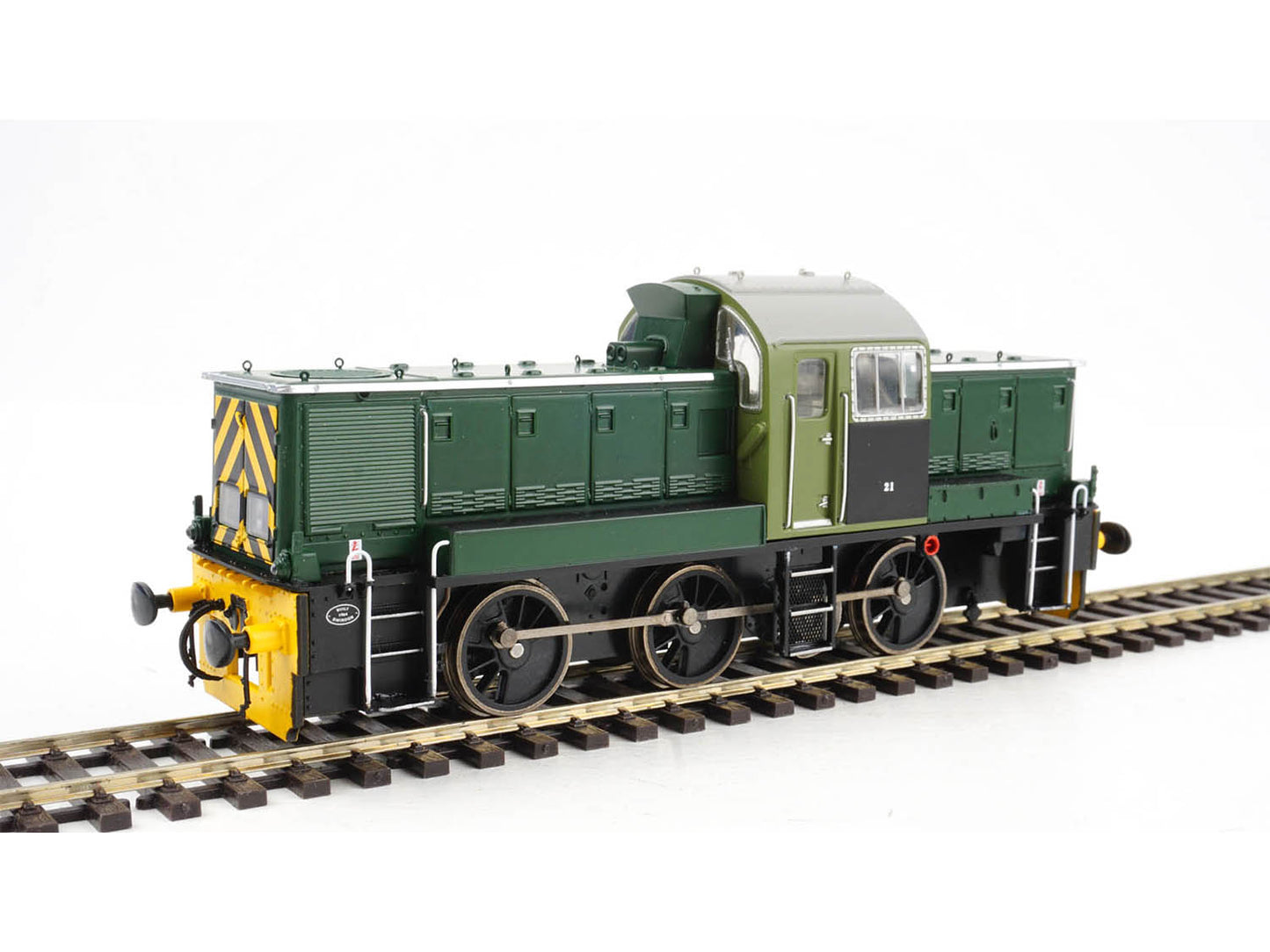 Heljan 1414  Class 14 S&L '21' Buckminster Quarries Industrial Green OO Gauge