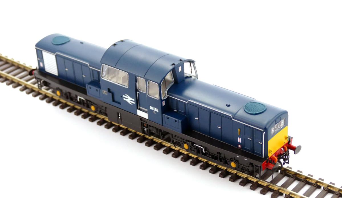 Heljan 1724  Class 17 D8568 BR Blue Small Yellow Panels (Preserved) OO Gauge
