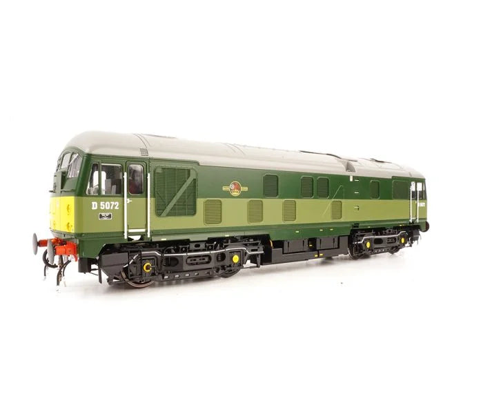 Heljan Class 24/0 D5072 BR 2 Tone Green Small Yellow Panels HN2452 O Gauge