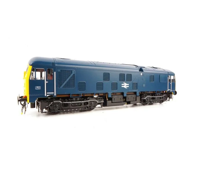 Heljan Class 24/0 Unnumbered BR Blue Full Yellow Ends HN2453 O Gauge