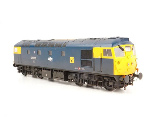 Heljan 2626 Class 26 032 Twin Headlight BR Blue Highland Stag Weathered OO Gauge