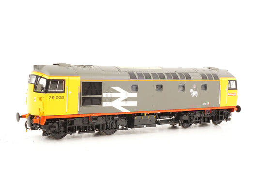 Heljan Class 26 038 BR Railfreight Red Stripe HN2645 OO Gauge