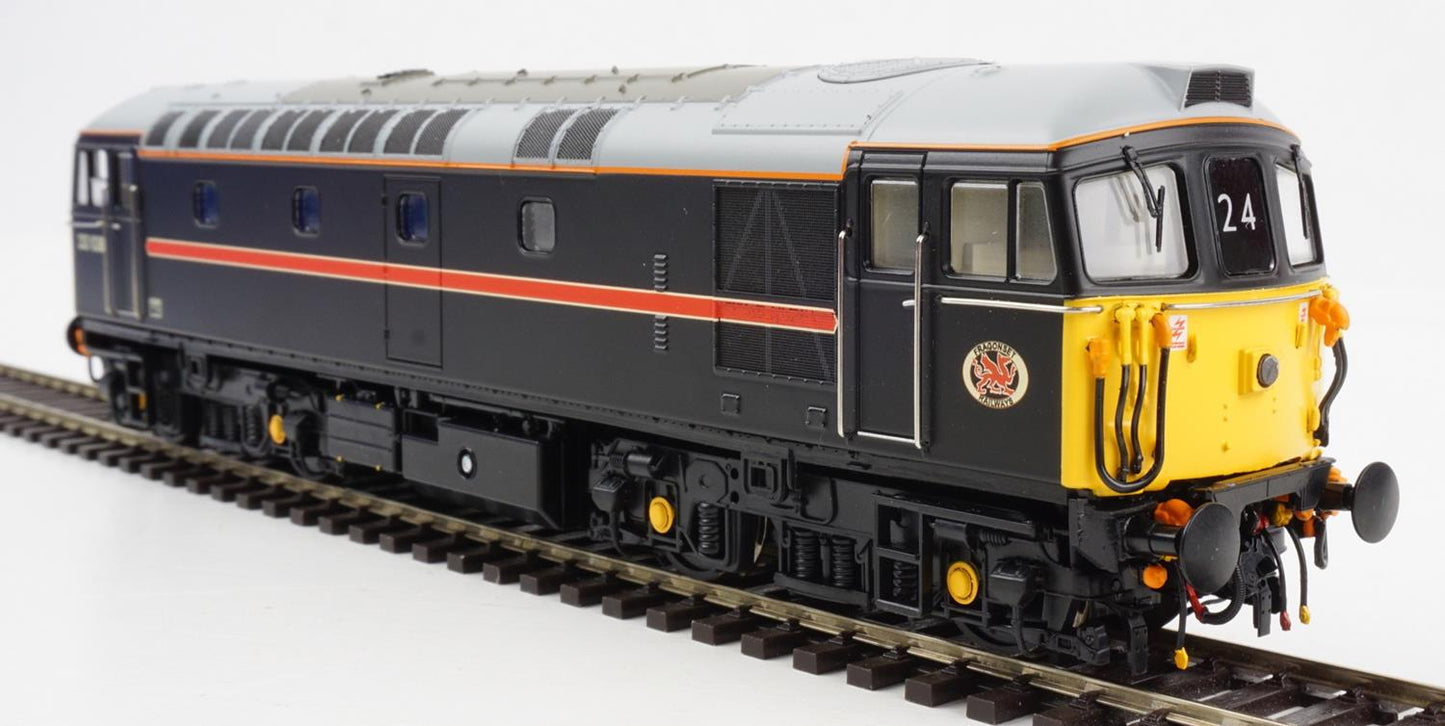 Heljan 3350 Class 33 108 'Swordfish' Fragonset Black OO Gauge