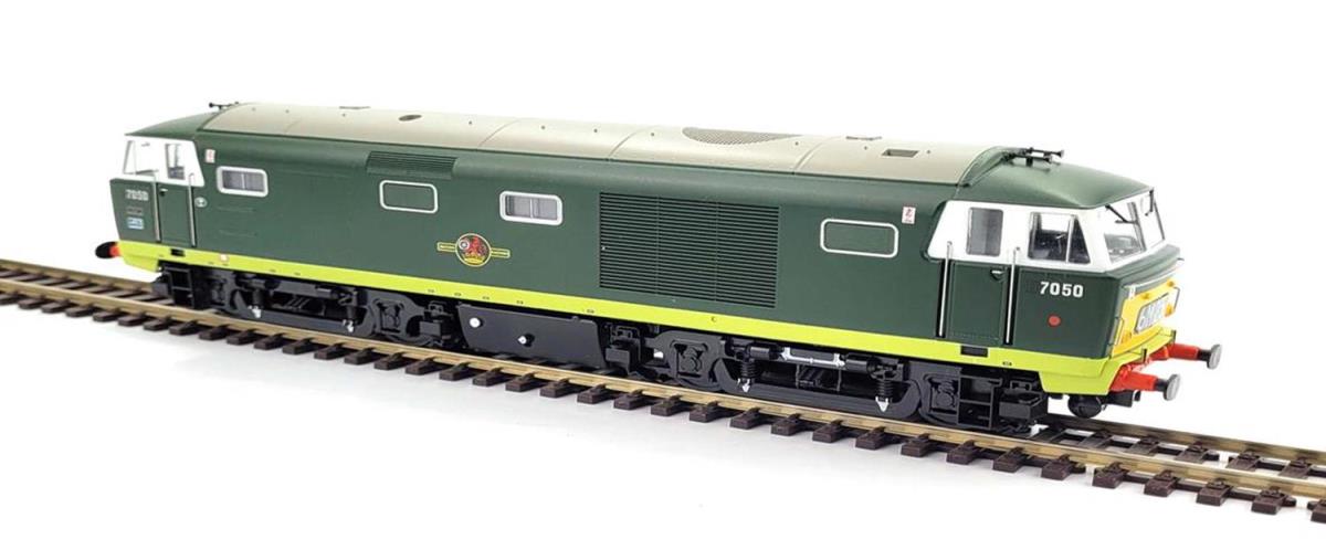 Heljan 3533  Class 35 D7093 BR Green Small Yellow Panels OO Gauge