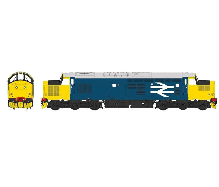 Heljan Class 37/0 Unnumbered BR Large Logo Blue HN3731 O Gauge