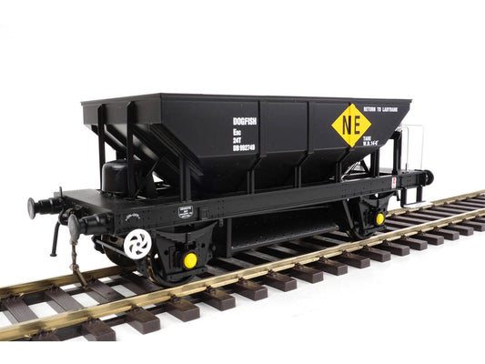 Heljan 4382  Dogfish Hopper BR Black DB992748 NE Markings O Gauge