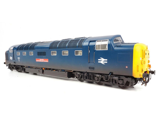 Heljan 5526  Class 55 021 'Argyll & Sutherland Highlander' BR Blue Wthd O Gauge