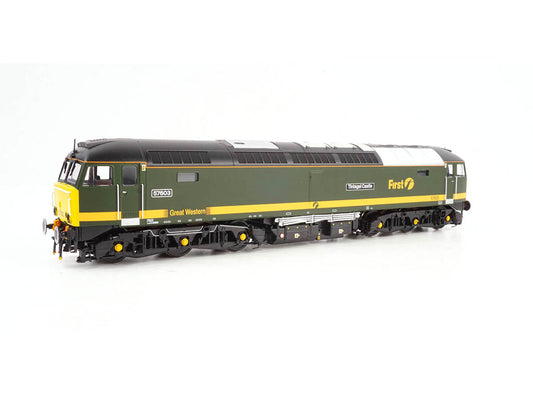 Heljan Class 57 603 'Tintagel Castle' FGW Fag Packet Green HN5708 OO Gauge