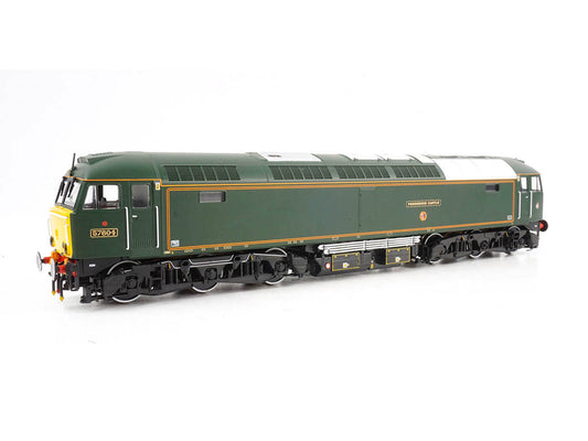 Heljan Class 57 604 'Pendennis Castle' GWR Pristine Lined Green HN5711 OO Gauge