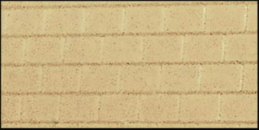 Heljan Large Brick Building Sheets Beige (4) OO Gauge Scenery HN852000