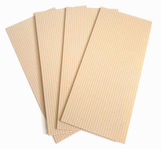 Heljan Roof Beige Building Sheets (4) OO Gauge Scenery HN856000