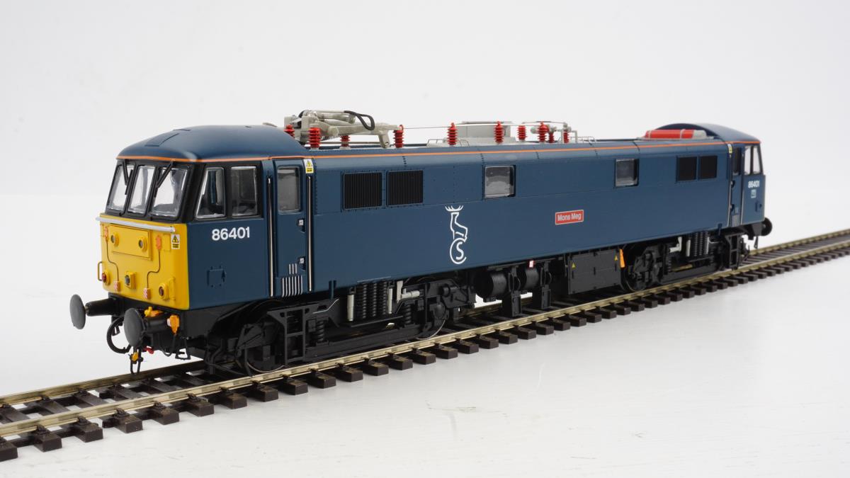Heljan 8645 Class 86 401 'Mons Meg' Caledonian Sleeper OO Gauge