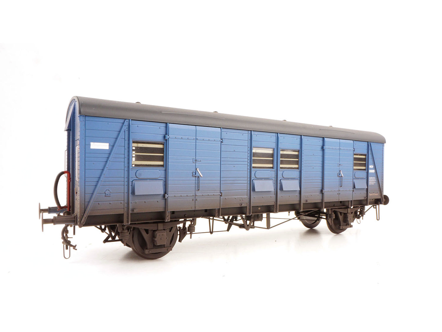 Heljan PMV S1865 BR Blue Weathered (Uneven Planks) HN9154 O Gauge
