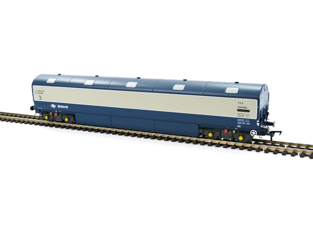 Heljan TCV Newton Chambers Car Carrier BR Blue/Grey Early E96298E HN9631 OO Gauge