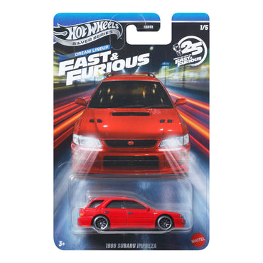 Hot Wheels Silver Series - Fast & Furious: 1999 Subaru Impreza JKX10 1/5