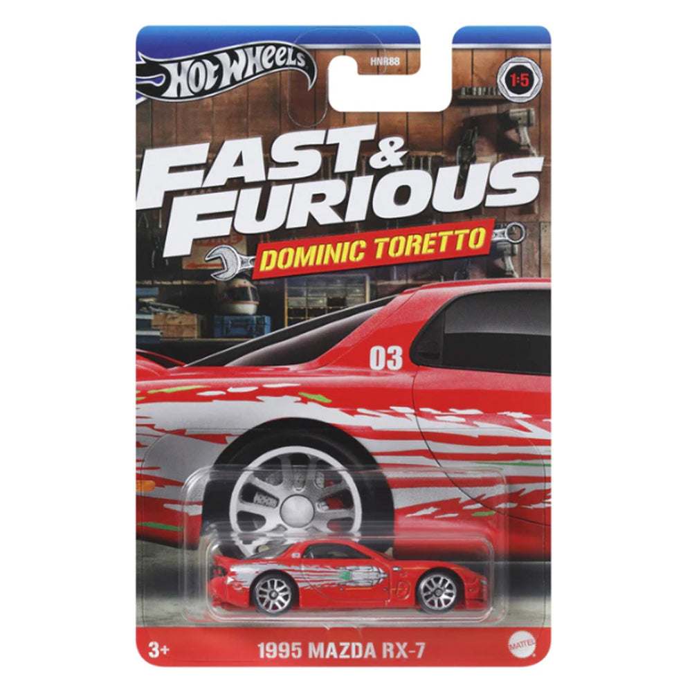 Hot Wheels Fast & Furious - Dominic Toretto: 1995 Mazda RX-7 HRW46 1:64 Diecast
